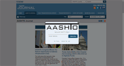 Desktop Screenshot of aashtojournal.org